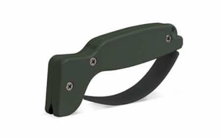 AccuSharp 008C Sharpener Hand Held Hard Diamond Sharpener Ergonomic Olive Drab Handle
