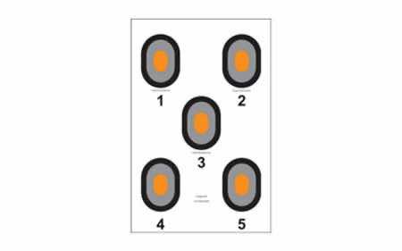 Action Target 530OC100 Bullseye Bullseye Paper 23
