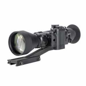 AGM Global Vision 15WP4423483111 Wolverine Pro-4 3AL1 Night Vision Rifle Scope Matte Black 4x70mm Gen 3 Auto-Gated Level 1 Illuminated Red Chevron w/Ballistic Drop Reticle