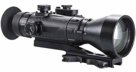 AGM Global Vision 15WP4423474111 Wolverine Pro-4 3APW Night Vision Rifle Scope Matte Black 4x70mm Gen 3 Auto-Gated White Phosphor Illuminated Red Chevron w/Ballistic Drop Reticle
