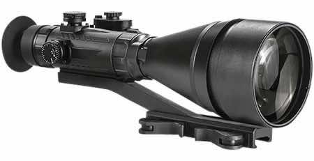 AGM Global Vision 15WP6623484111 Wolverine Pro-6 3AW1 Night Vision Rifle Scope Matte Black 6x100mm Gen 3 Auto-Gated White Phosphor Level 1 Illuminated Red Chevron w/Ballistic Drop Reticle