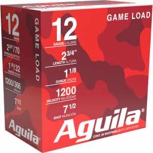 Aguila 1CHB1217 Birdshot Standard Velocity 12Gauge 2.75