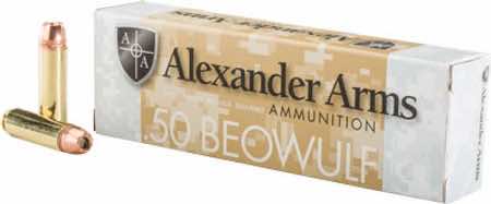 Alexander Arms AB350XTPBOX XTP 50 Beowulf 350 gr Hornady XTP Hollow Point 20 Per Box/ 10 Case