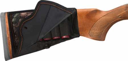 Allen 2058 Covered Shell Holder 5 Shell Capacity Mossy Oak Break-Up Country Elastic Shotgun Slip On Mount