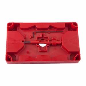 Apex Tactical 104110 Armorer's Tray & Pin Punch Red Polymer Pistol