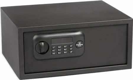 Bulldog BD1035 Digital Laptop Vault Standard Keypad/Key Entry Black Powder Coat Steel 17