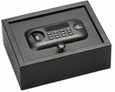 Bulldog BD1030 Digital Top Open Vault Standard Keypad Entry Black Powder Coat Steel 11.80