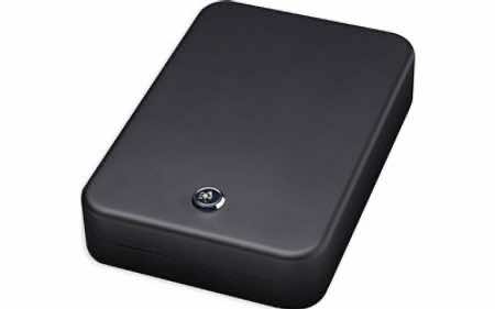 Bulldog BD1121 Personal Vault Key Entry Black Powder Coat Steel Holds 1 Handgun 9.50