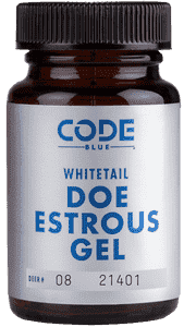 Code Blue OA1026 Blue Deer Attractant Doe In Estrus Scent Gel 2 oz Bottle