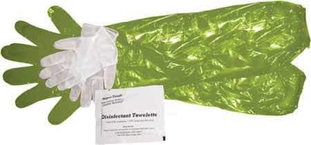 HME GCG4 Game Cleaning Green Shoulder Length/Form Fitting OSFA 4 Per Package